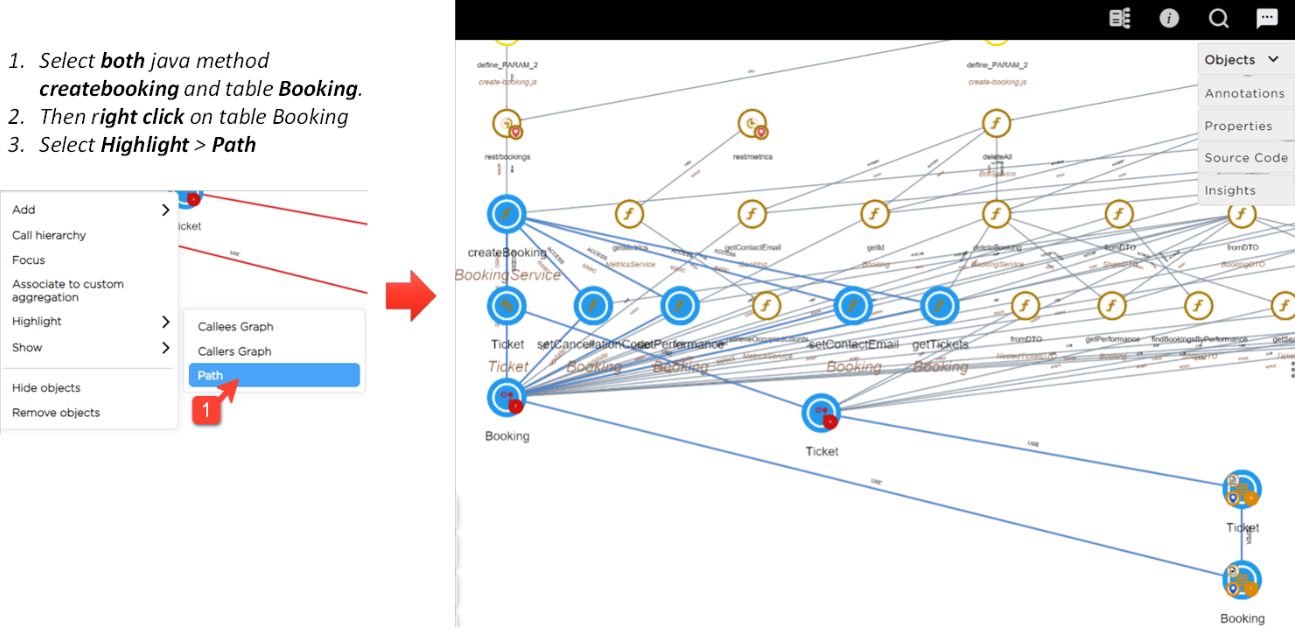 TicketMonster Booking path view